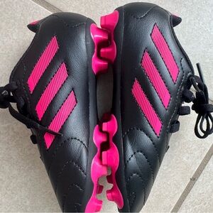 Adidas Black with Pink / New / Size toddler 11